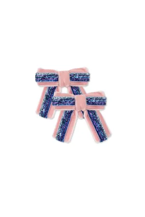 Velvet Bow Hair Clips (2 Pack)