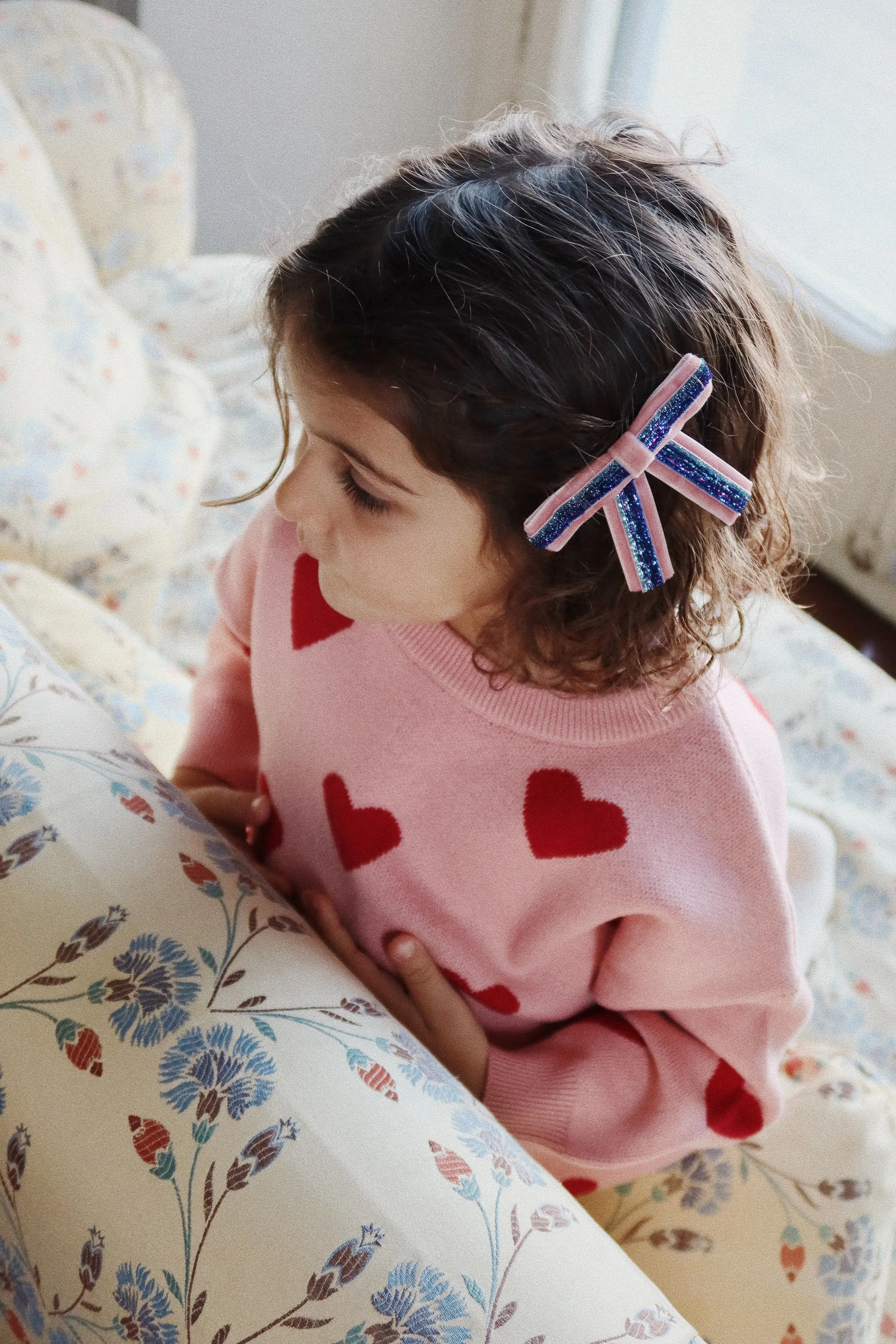 Velvet Bow Hair Clips (2 Pack)
