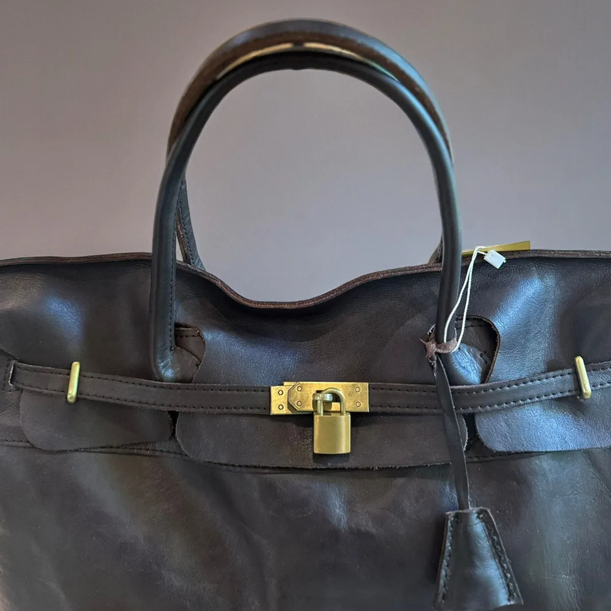 Weekender brown bag