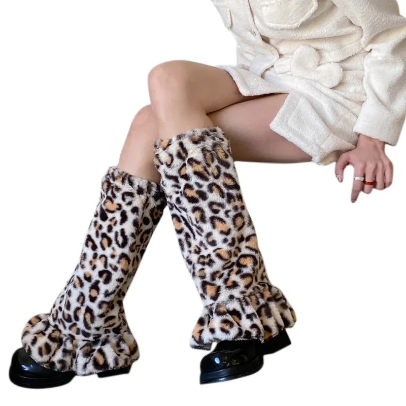 Y2K Wild Instinct Panther Leg Warmers